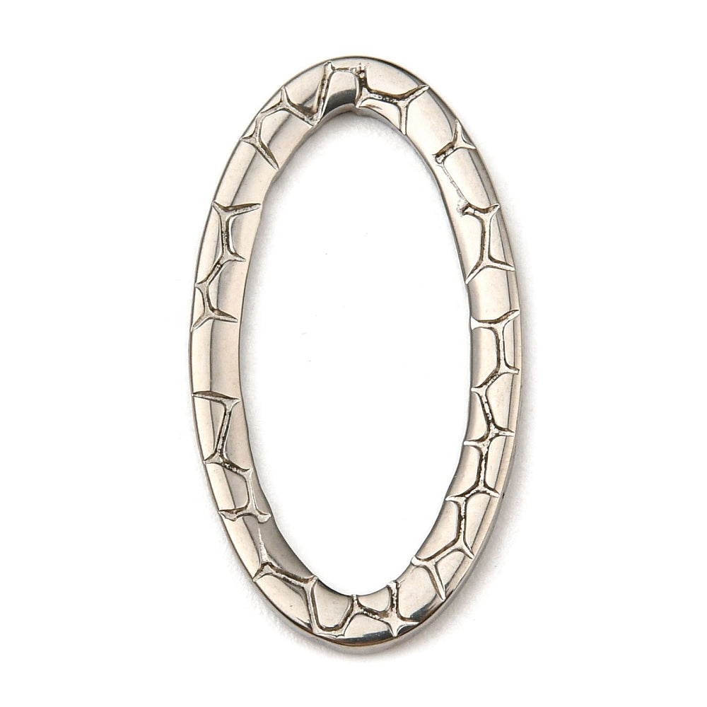 Textured Oval Links