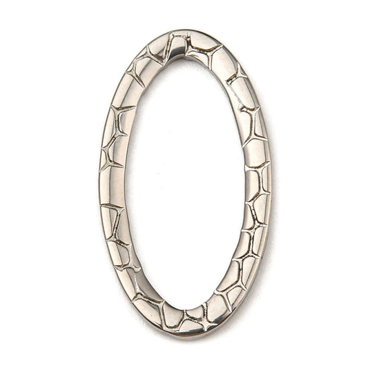 Textured Oval Links