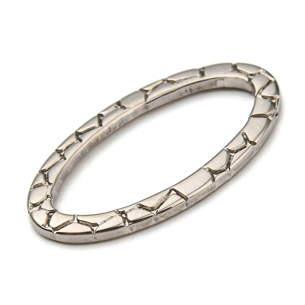 Textured Oval Links