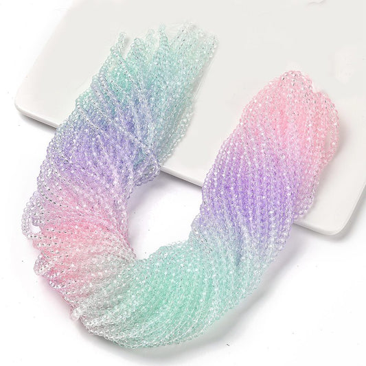 Rondelles, Pastel Ombre 3.7mm