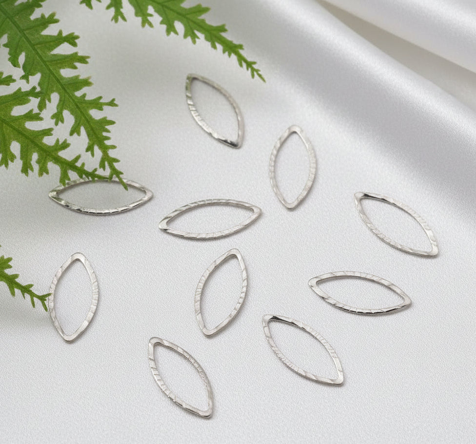 Marquise Textured Links 304SS