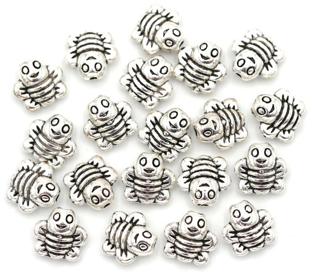 Bee Metal Beads 9mm