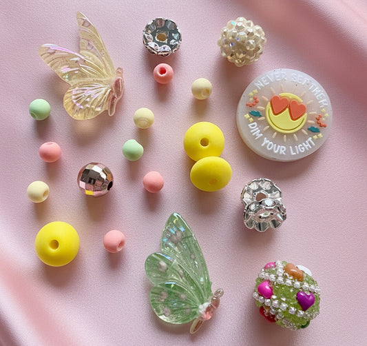 'Beadables' Bead Mix, Flutter & Shine