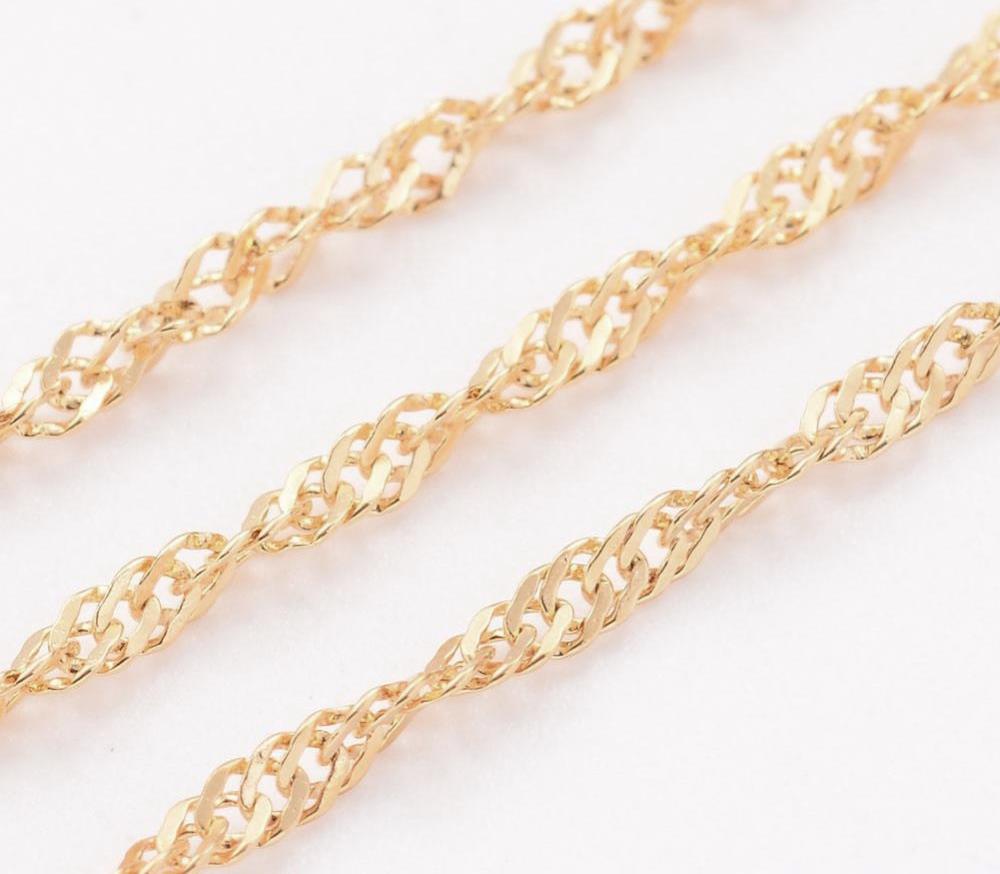 Water Wave Singapore Chain, 304SS