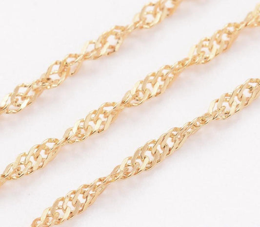 Water Wave Singapore Chain, 304SS