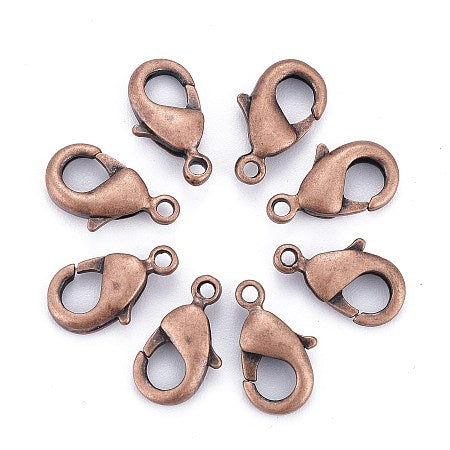 Lobster Clasp, Copper 12mm