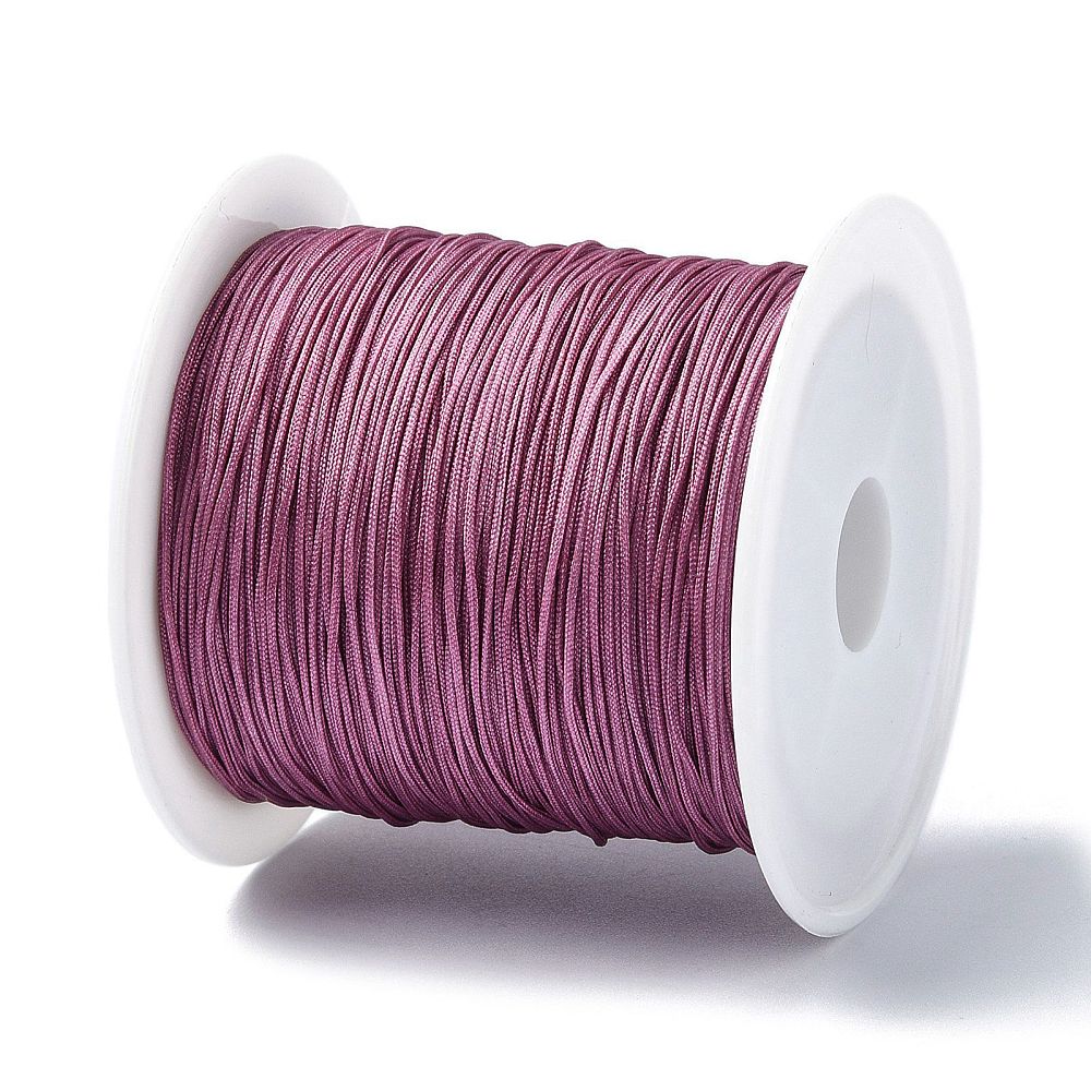 Knotting Cord, Old Rose .4mm by the yard