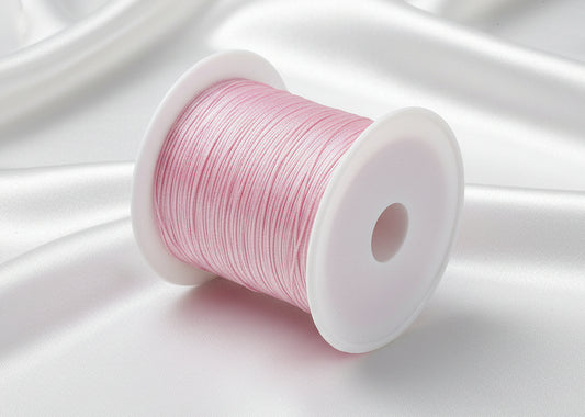 Knotting Cord, Pink .4mm by the yard