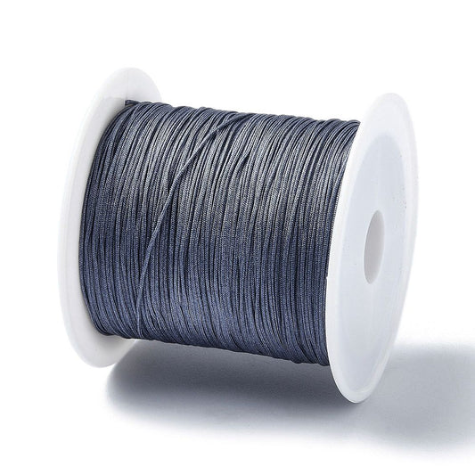 Knotting Cord, Slate .4mm by the yard