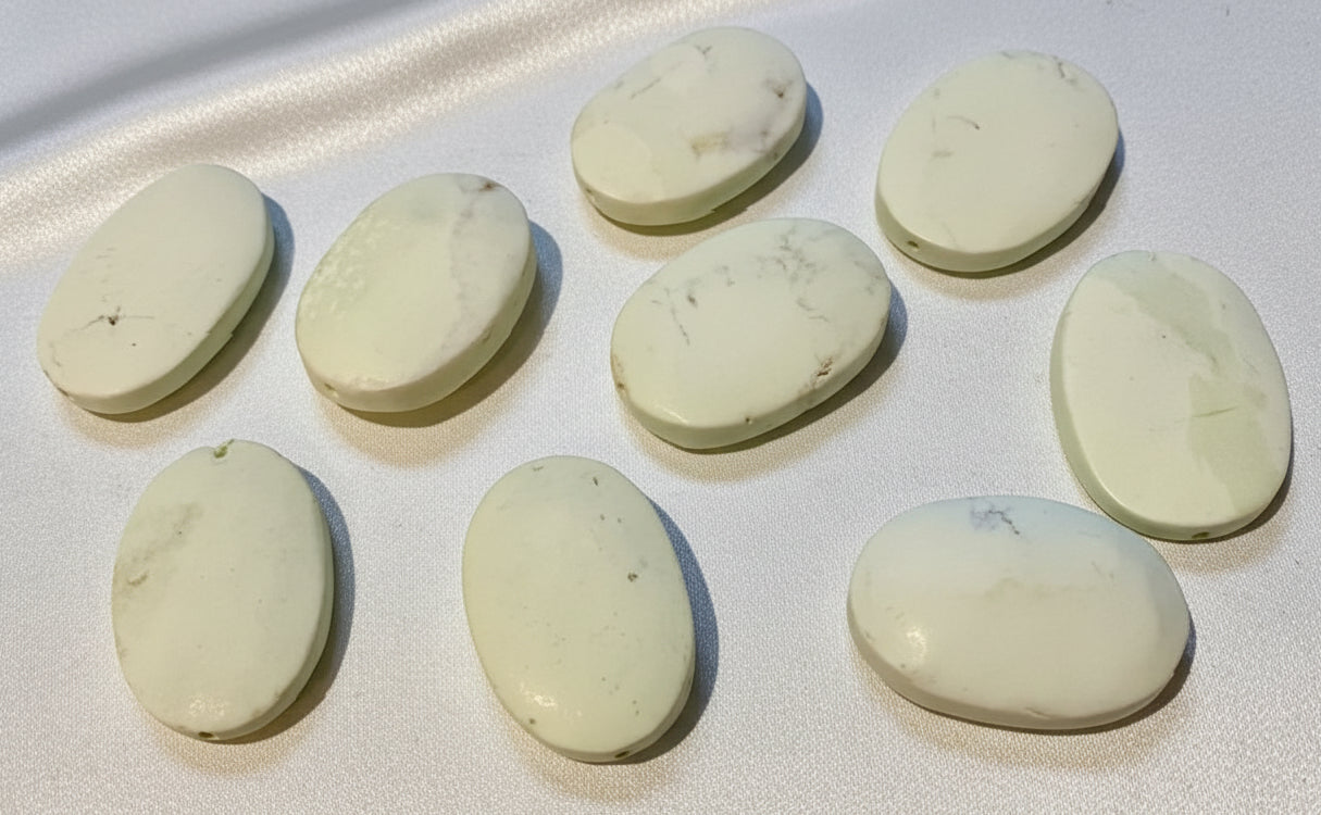 Lemon Chrysoprase Matte Oval