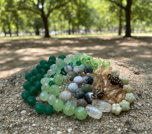 Bead Mix, Champagne Forest