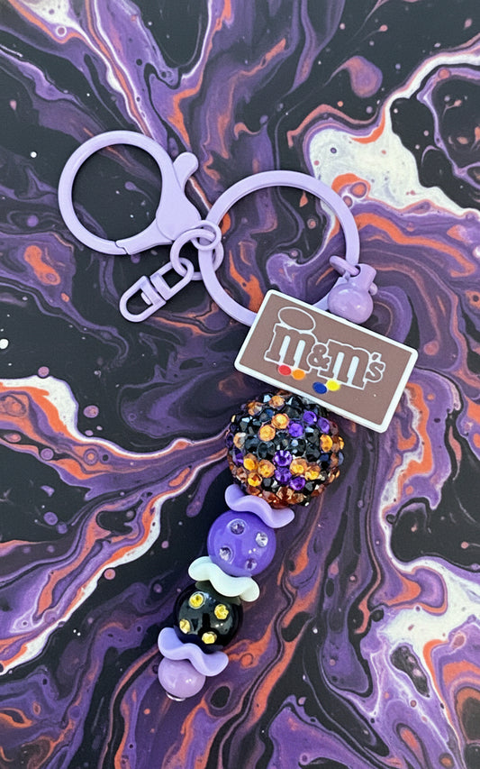 Beadable Keychain/Bag Dangle Kit, Treat or Key