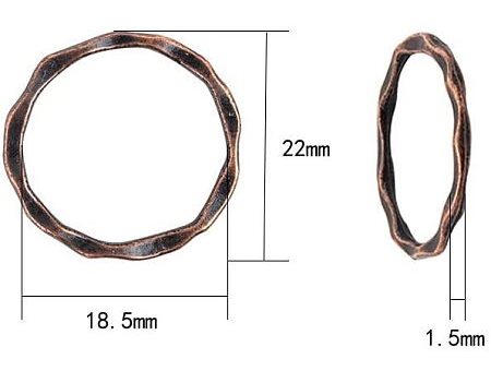 Tibetan Circle Links, Bronze