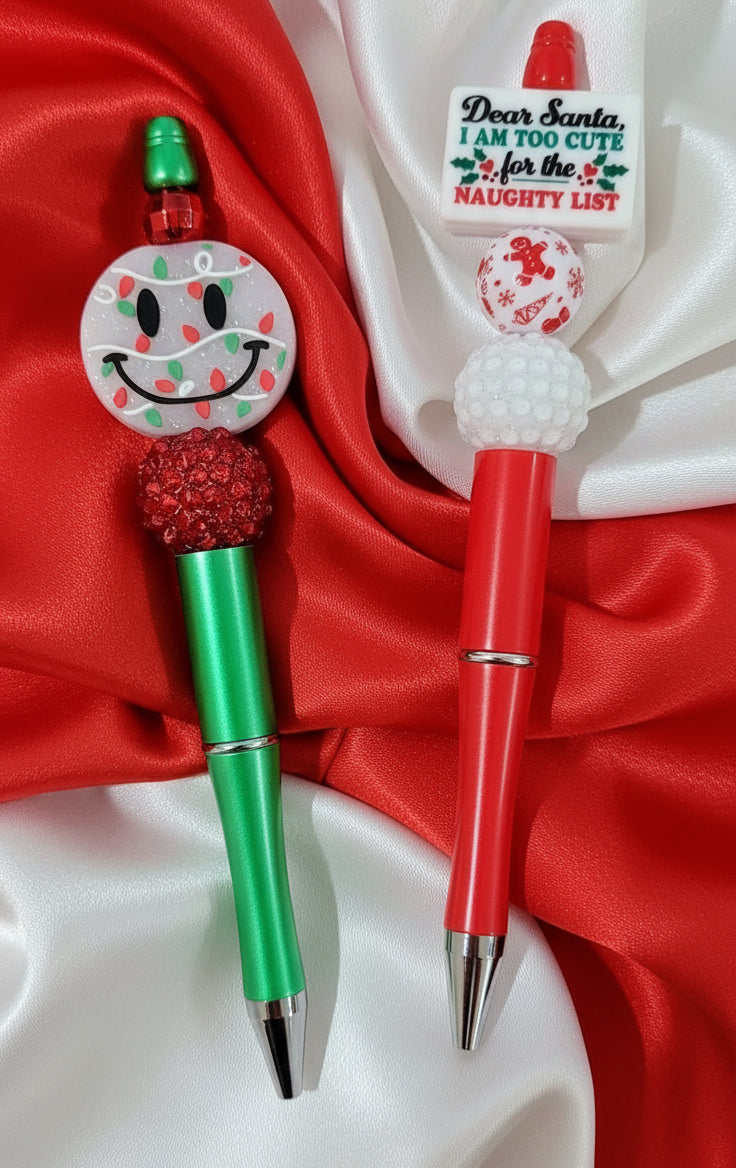 Beadable Pen Kit, Dear Santa