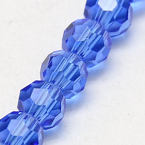 Rondelles, Blue 8mm