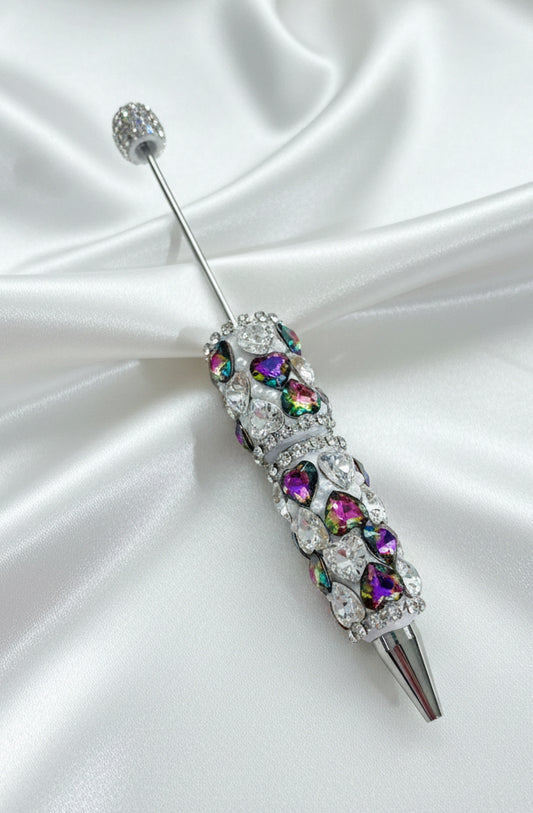 Beadable Pen, Sparkle Hearts