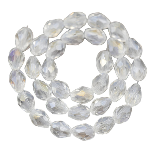 Crystals Teardrops, Clear AB