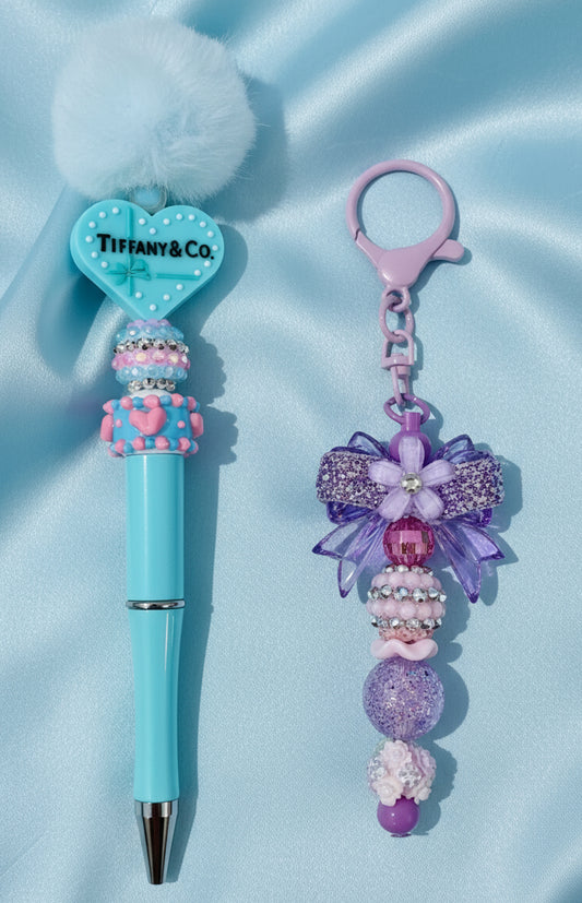 Beadable Pen & Bag Charm Kit, Sweet Sophistication