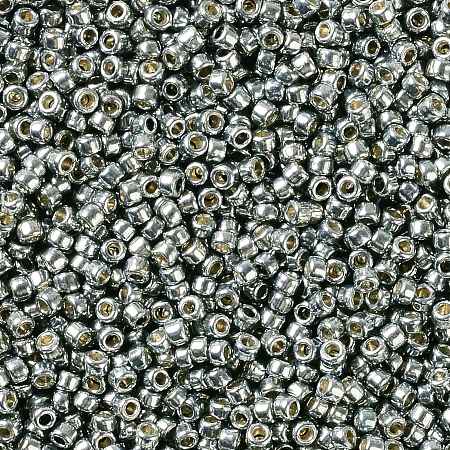 TOHO 15/0 PermaFinish Silver Grey Metallic